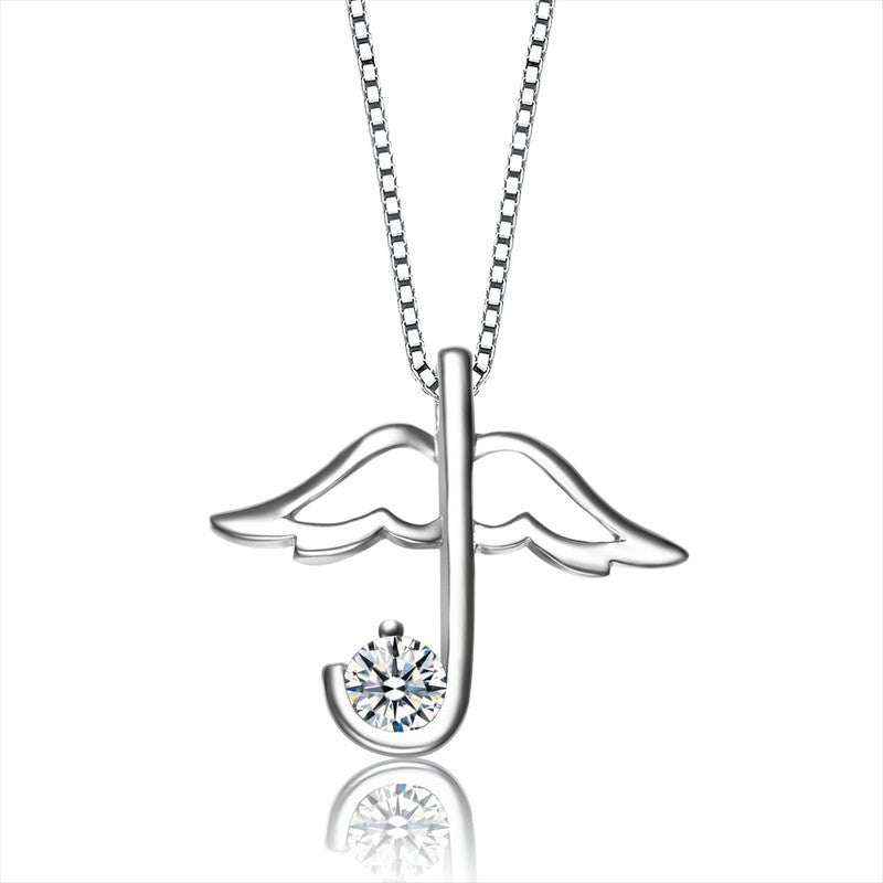 Sterling Silver Umbrella Gem Necklace