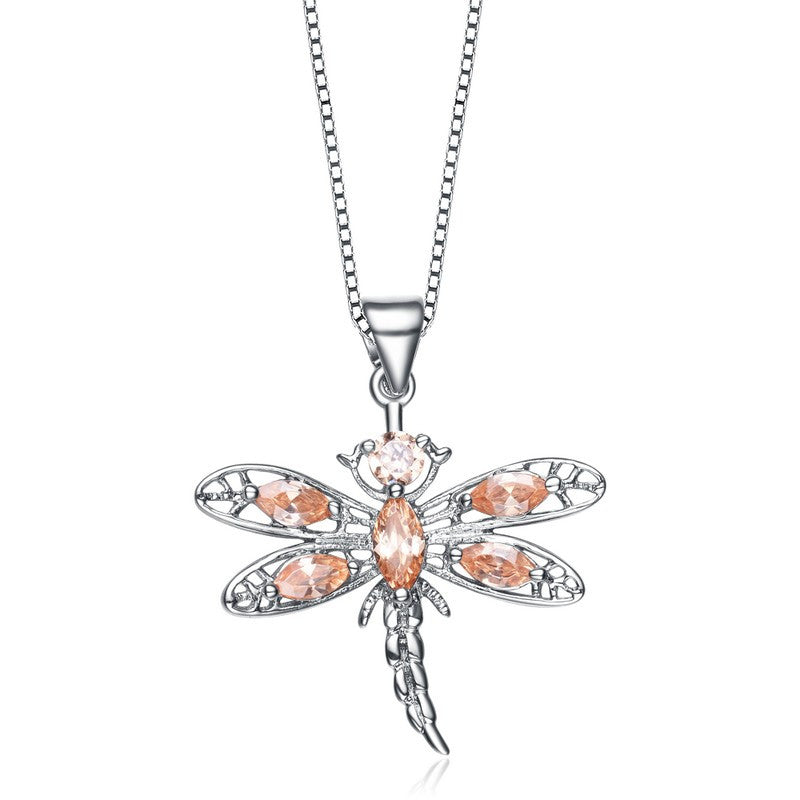 Sterling Silver Dragonfly Necklace