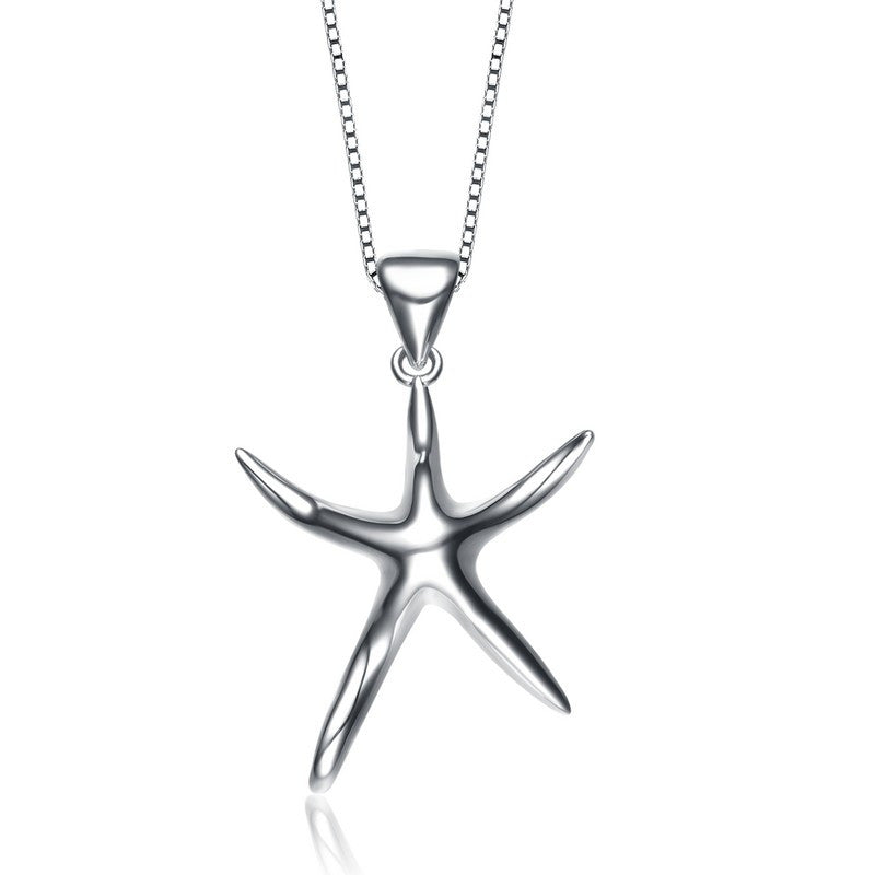 Sterling Silver Starfish Necklace