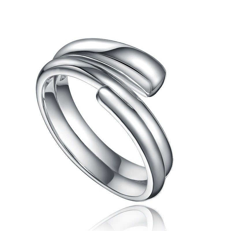 Sterling Silver Strands Ring